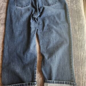 Gloria Vanderbilt Amanda Dark Blue Straight-Leg Jeans